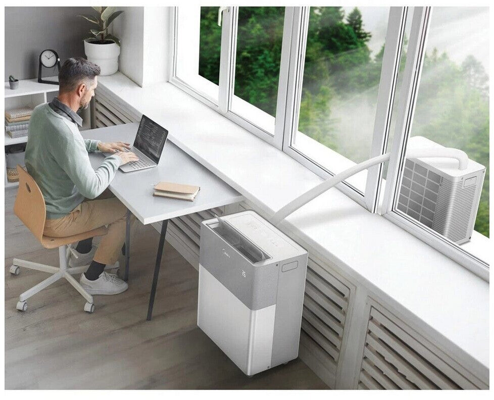 Midea PortaSplit mobile Split-Klimaanlage 12000 BTU 3,5 kW WiFi 4-in-1 Wärmepumpe bis 42m²